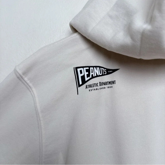 Zara Womens Small Snoopy Peanut Limited Tier Back Beige Hoodie - Picture 14 of 16